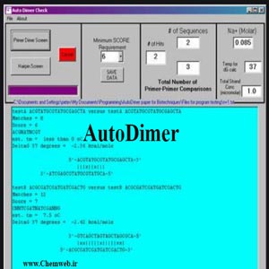 Download AutoDimer 1.0 primer design